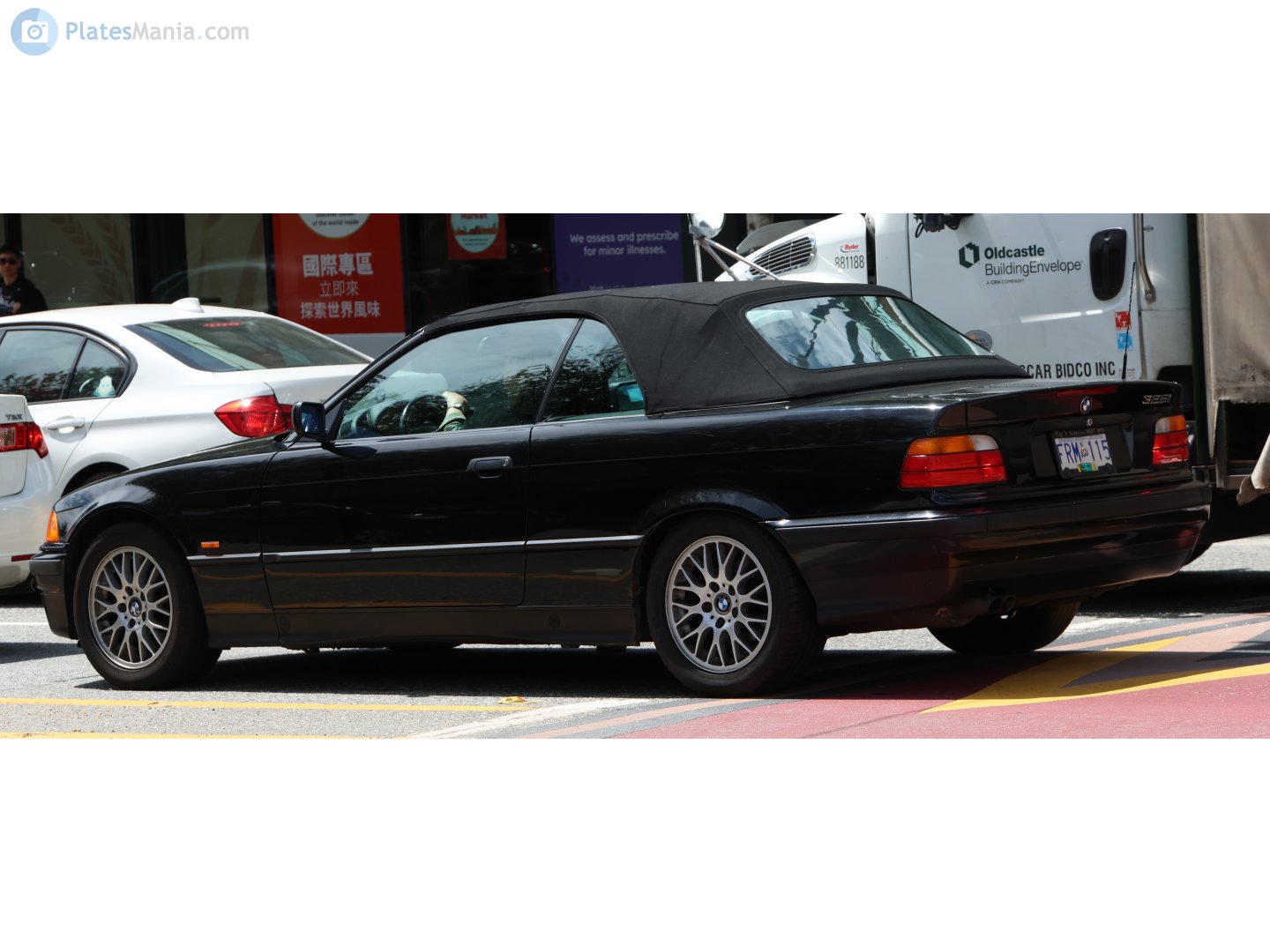 FRM-115, BMW 3 Series 3rd gen Convertible (E36), 1993–1999