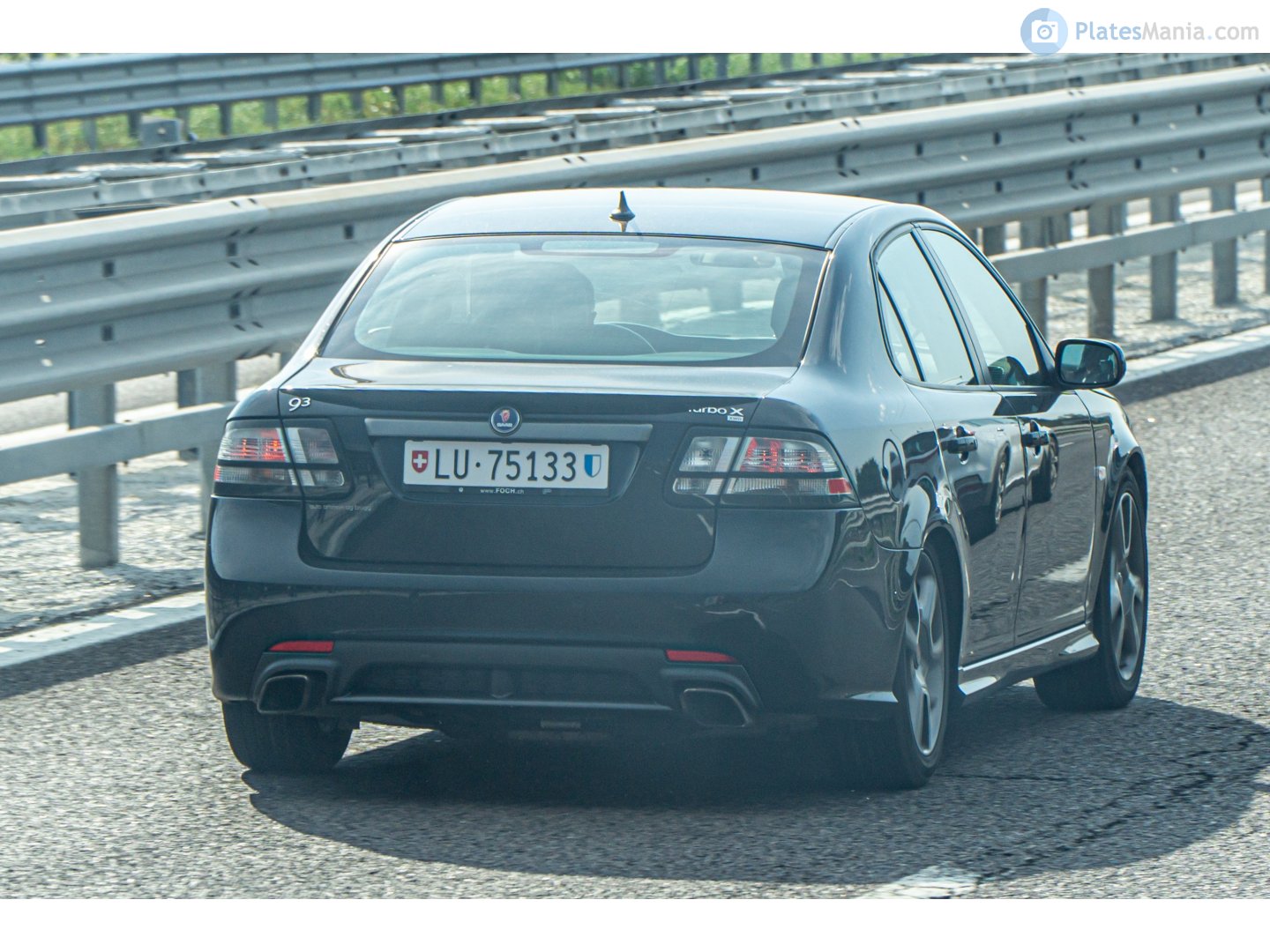 LU 75133, SAAB 9-3 2nd gen Sedan (YS3F), facelift, 2007–2014