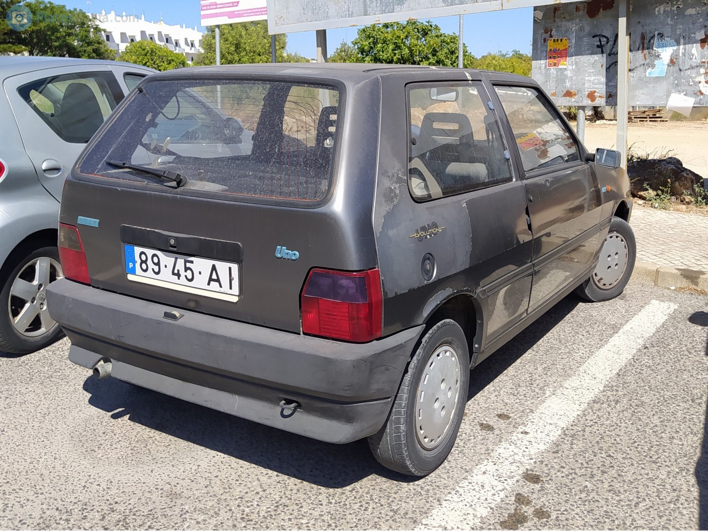 89-45-AI, FIAT Uno 1st gen 3-door Hatch (146), facelift, 1989–1995 (–2003 for others)