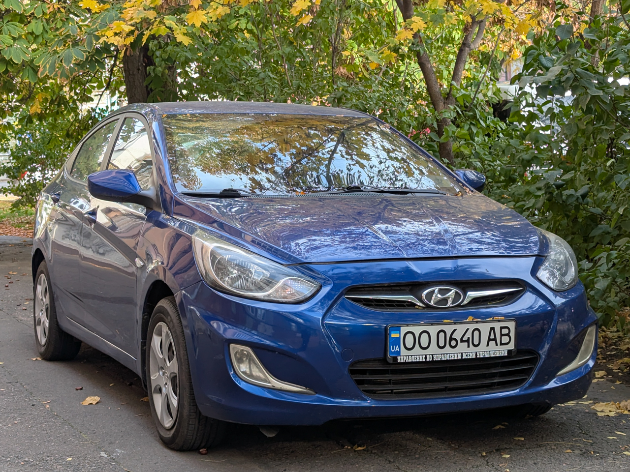 OO 0640 AB, Hyundai Accent 4th gen Sedan (RB), 2010–2019