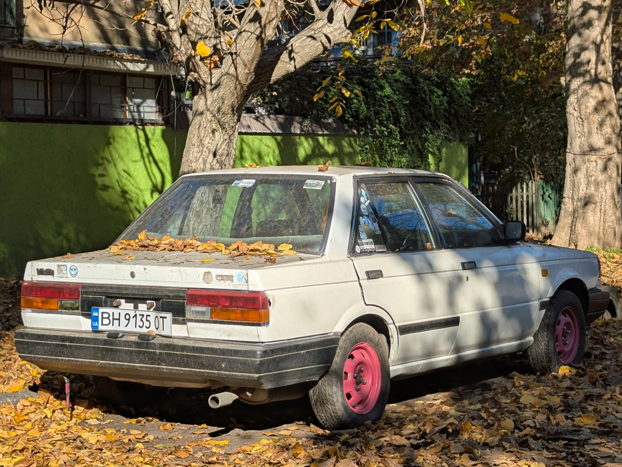 BH 9135 OT, Nissan Sunny 6th gen Sedan (B12), 1985–1990
