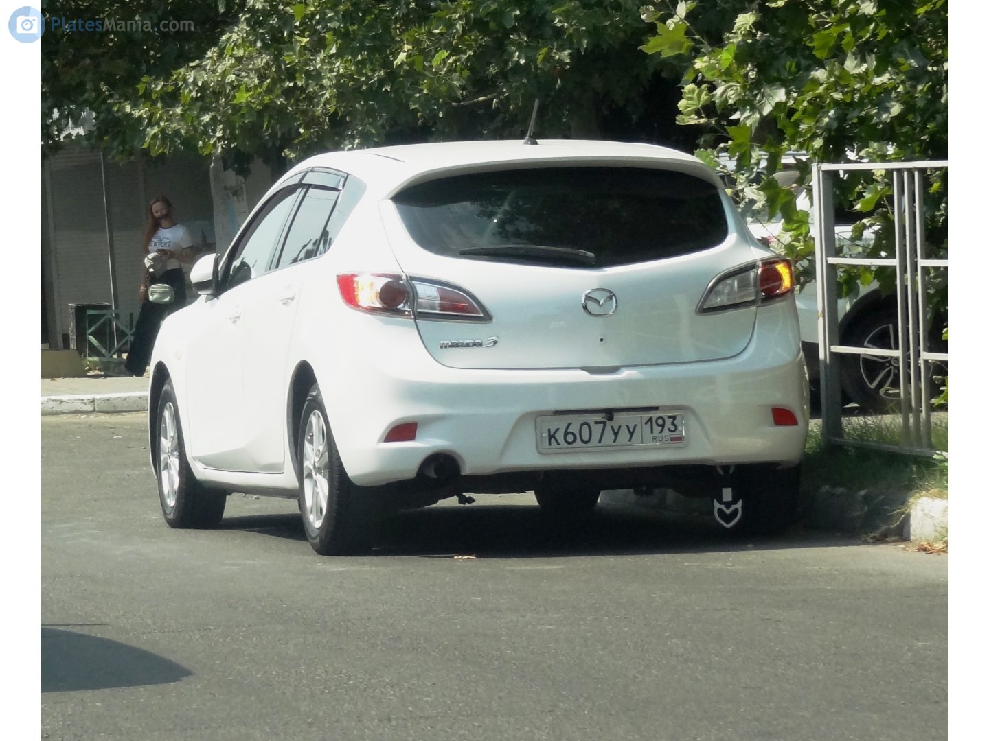 к 607 уу 193, Mazda 3 2nd gen Hatch (BL), 2009–2013