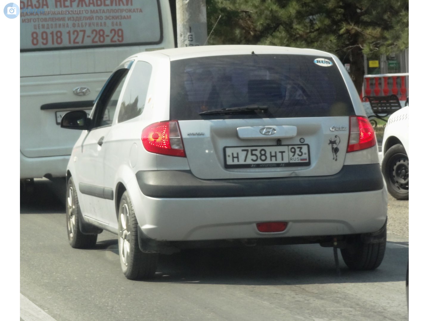 н 758 нт 93, Hyundai Getz 1st gen 3-door Hatch (TB), facelift, 2005–2011