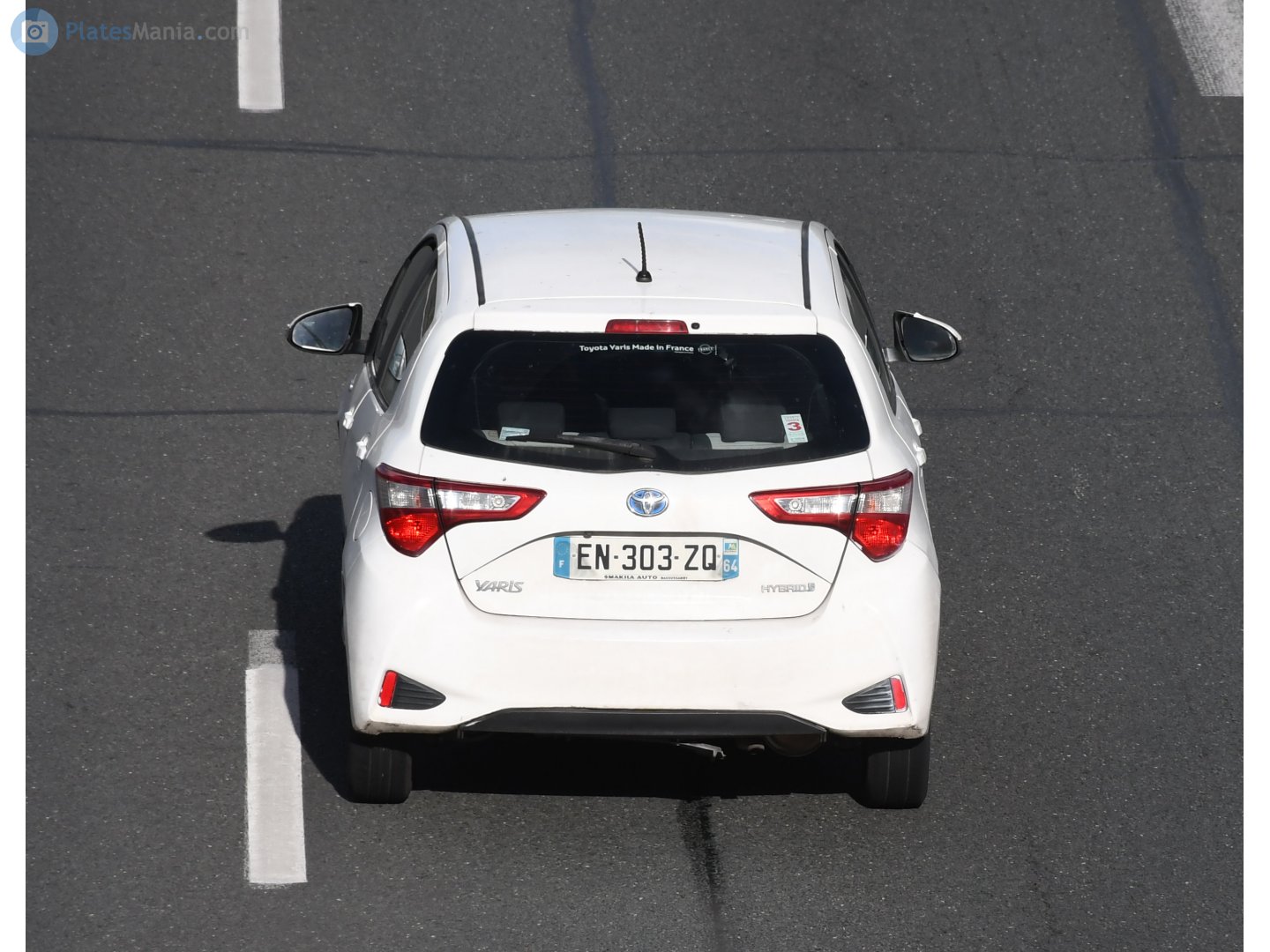 EN-303-ZQ, Toyota Yaris 3rd gen 5-door Hatch (XP130), 1st facelift, 2014–2017