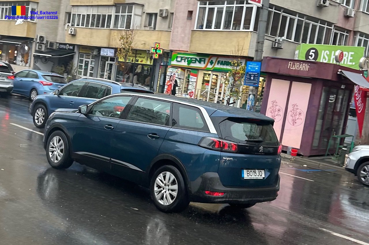 BO 15 JQ, Peugeot 5008 2nd gen SUV (P87), facelift, 2020–2024