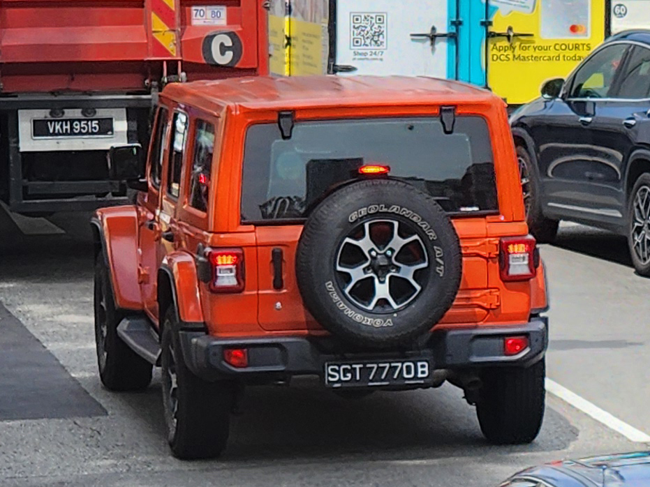 SGT 7770 B, Jeep Wrangler 4th gen 5-door SUV (JL), 2018–