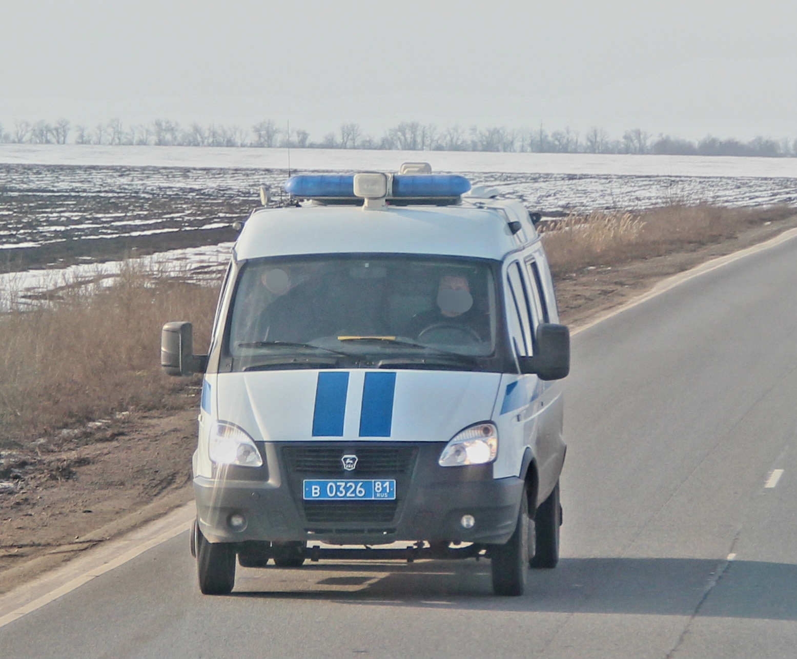 в 0326 81, GAZ 3221 ГАЗель 32215 Police Van, facelift, 2003–