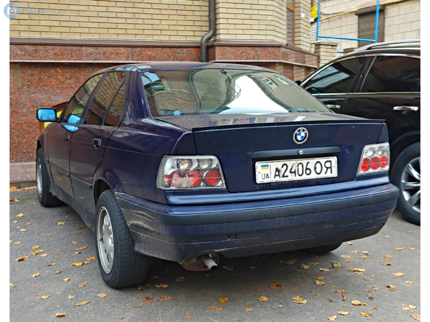 а 2406 ОЯ, BMW 3 Series 3rd gen Sedan (E36), 1990–1998