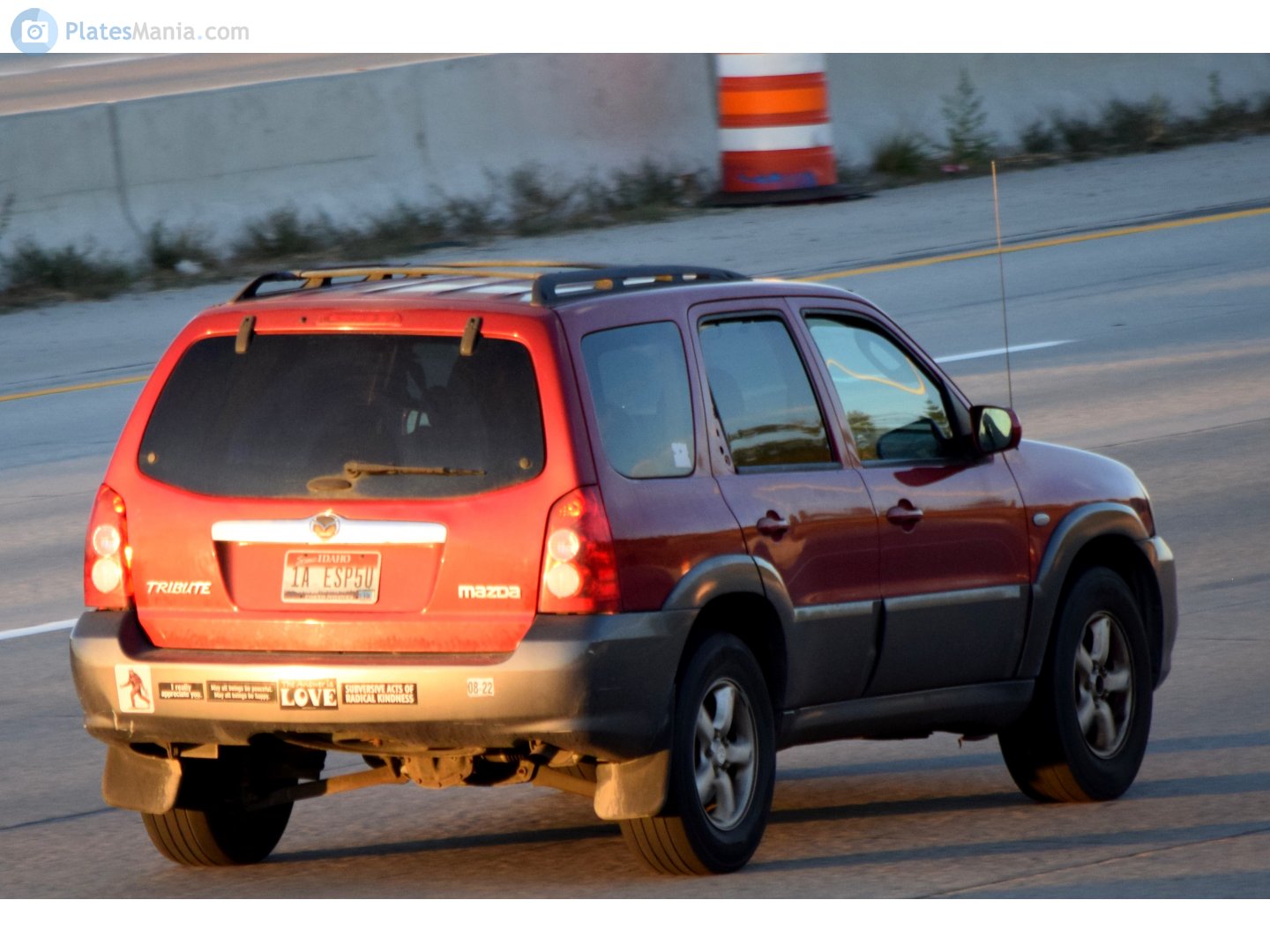 1A ESP5U, Mazda Tribute 1st gen (EP; Global-market), 2000–2007 (–2008 for AU-market)