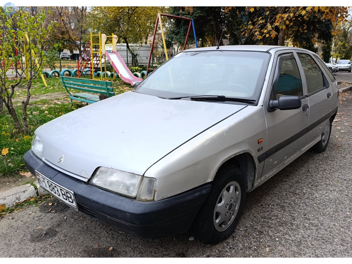 T 883 BB, Citroёn ZX 1st gen 5-door Hatch (N2), 1991–1998 (–2008 for CN-market)