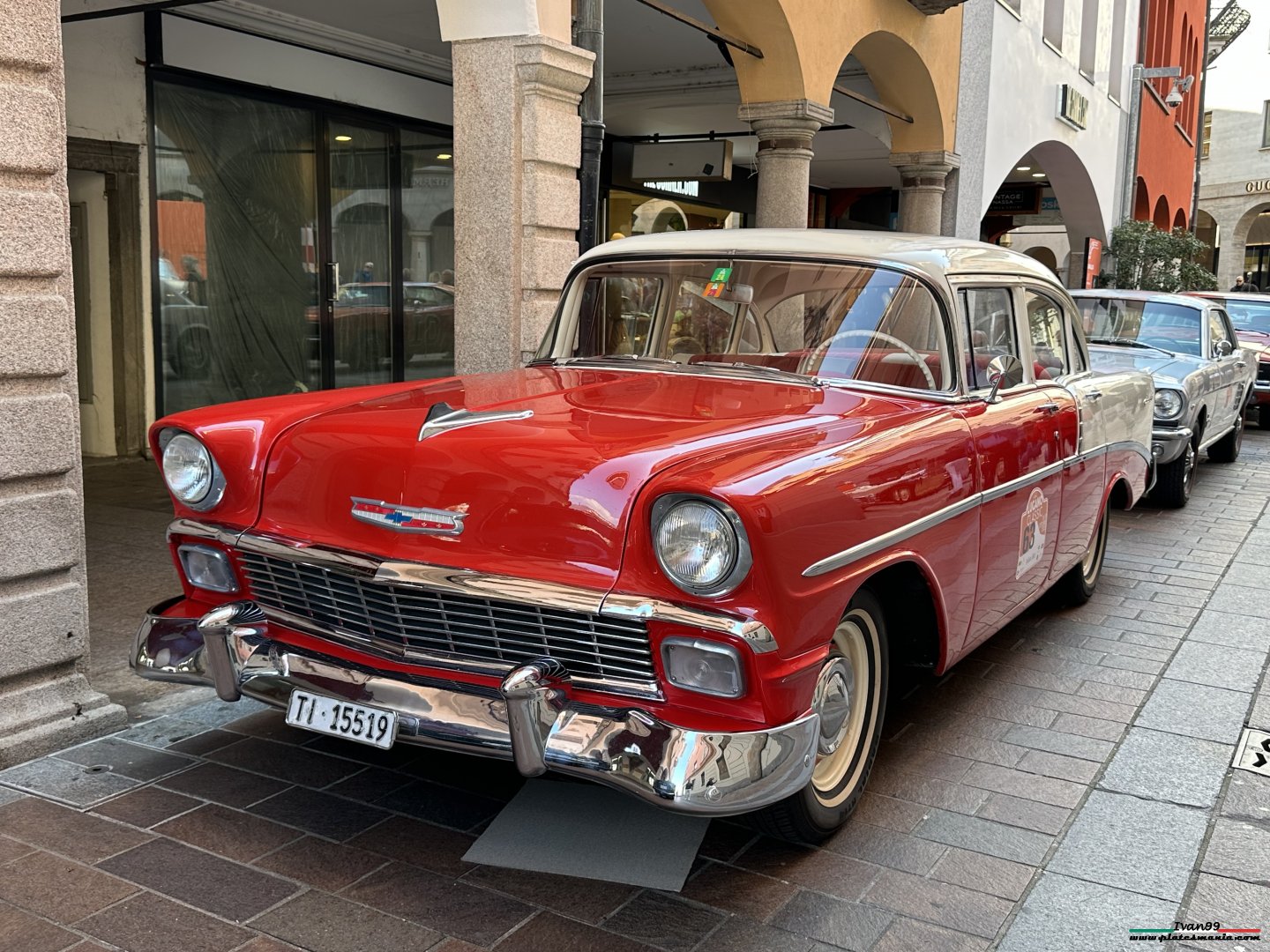 TI 15519, Chevrolet 210 2nd gen 1956 4-door Hardtop (2113-1039; A-body), 1st facelift, 1955–1956