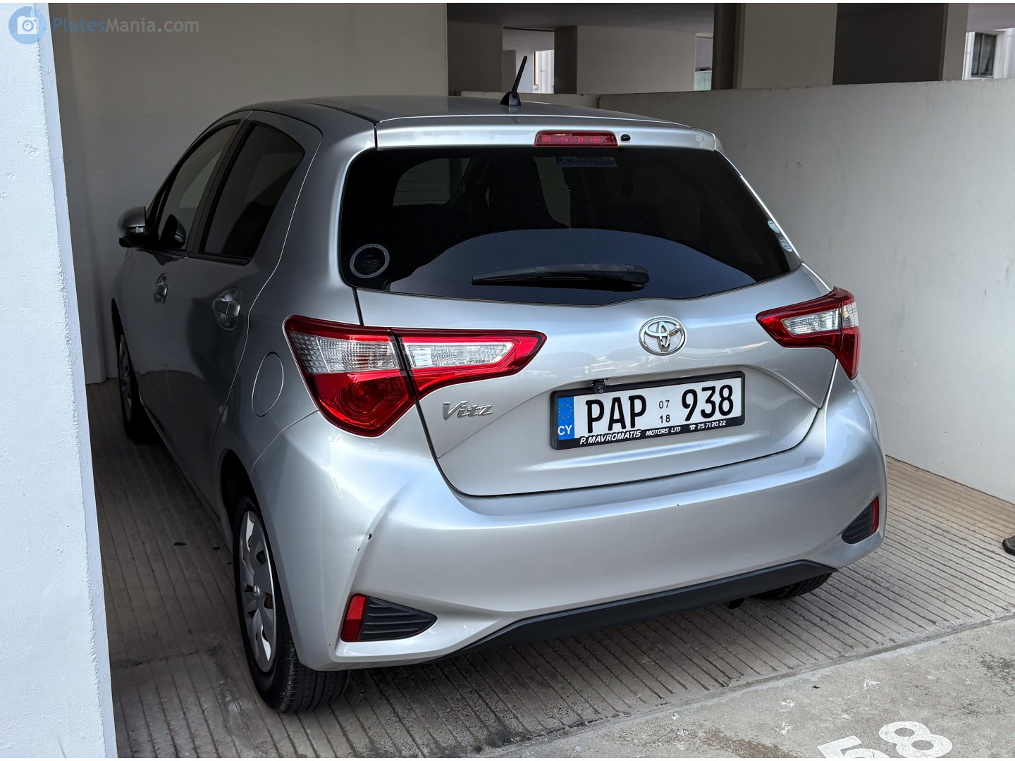 PAP 938, Toyota Vitz 3rd gen 5-door Hatch (XP130), 2nd facelift, 2017–2019