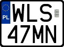 License plates of Poland, Special vehicles and motorcycles
