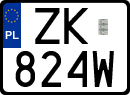 License plates of Poland, Special vehicles and motorcycles