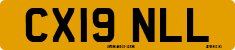 License plate of the United Kingdom, 2001 year system