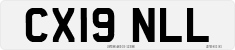 License plate of the United Kingdom, 2001 year system