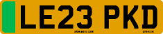 License plate of the United Kingdom, 2001 year system