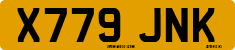 License plate of the United Kingdom, 1983 year system