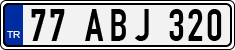 License plate of Turkey, Regular plates