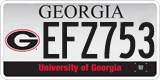 Georgia, Specialty plates