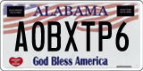 Alabama, Vanity Plates
