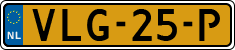 License plate of the Netherlands, Light Commercial Vehicles (1994 system)
