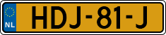 License plate of the Netherlands, Cars