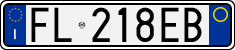 License plate of Italy, Cars (1994 year series)