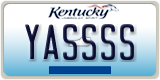 Kentucky, Vanity Plates