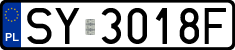 License plates of Poland, Regular car plates