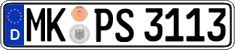 German license plate, Regular plates