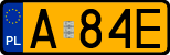 License plates of Poland, Oldtimers