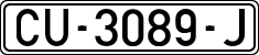 License plates of Spain, 1971 year series