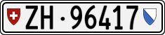 License plate of Switzerland, Cars