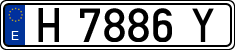 License plates of Spain, 1971 year series