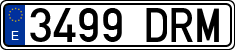 License plates of Spain, Ordinary (2000)