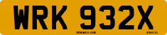 License plate of the United Kingdom, 1963 year system