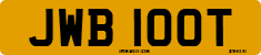 License plate of the United Kingdom, 1963 year system