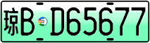 License plate of China, Electric vehicles