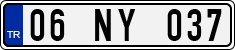 License plate of Turkey, Regular plates