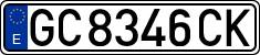 License plates of Spain, 1971 year series