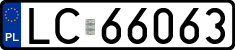 License plates of Poland, Regular car plates