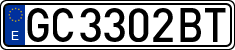 License plates of Spain, 1971 year series