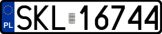 License plates of Poland, Regular car plates