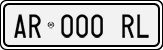 License plate of Italy, Cars (1994 year series)
