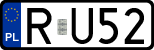 License plates of Poland, Regular car plates