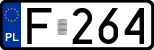 License plates of Poland, Regular car plates