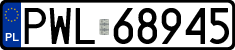 License plates of Poland, Regular car plates