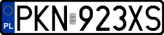 License plates of Poland, Regular car plates