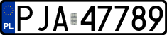 License plates of Poland, Regular car plates